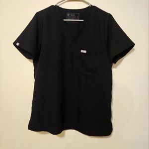 Figs Black Catarina top